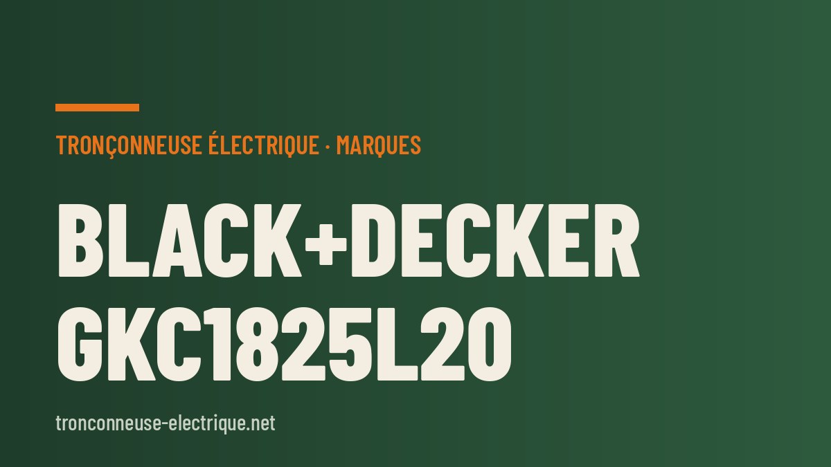 Black+Decker GKC1825L20