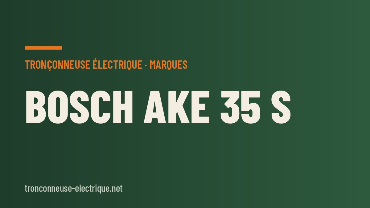 Bosch AKE 35 S