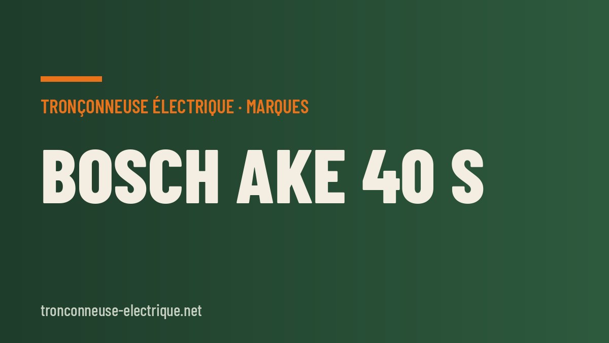 Bosch AKE 40 S