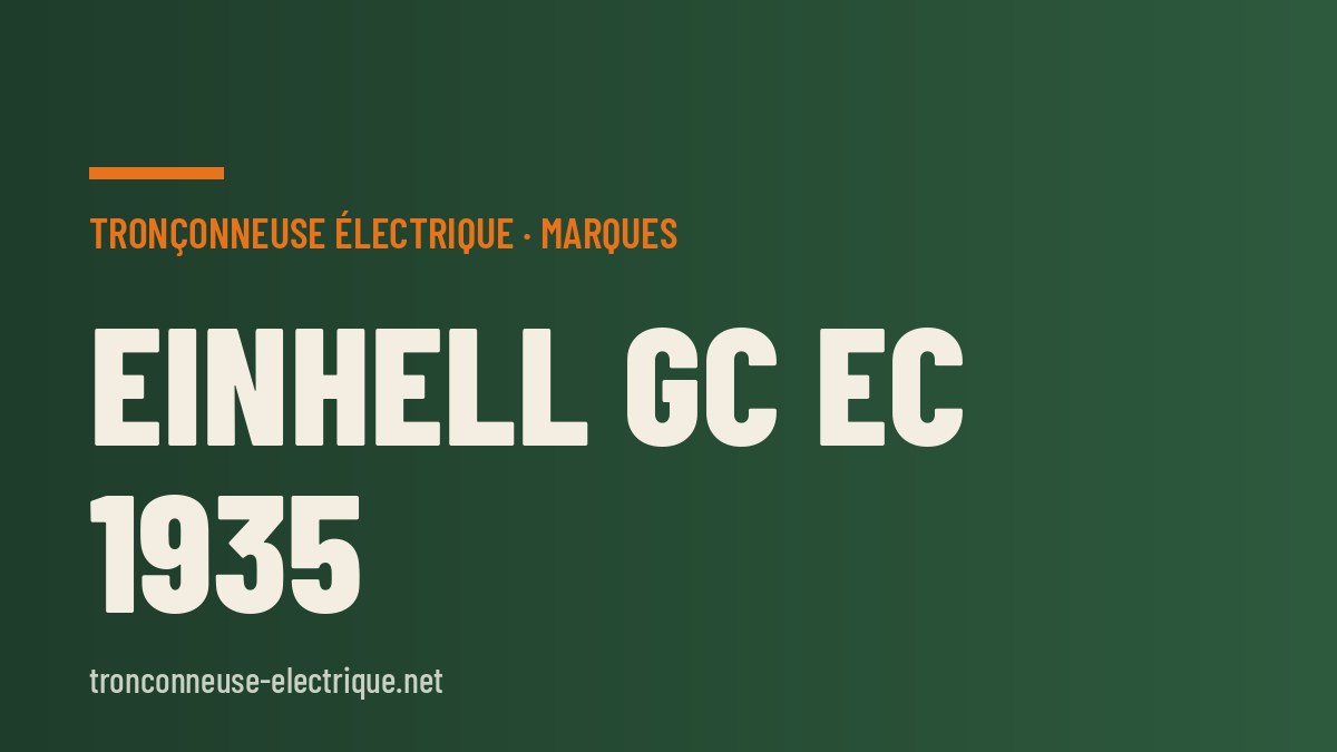 Einhell GC EC 1935