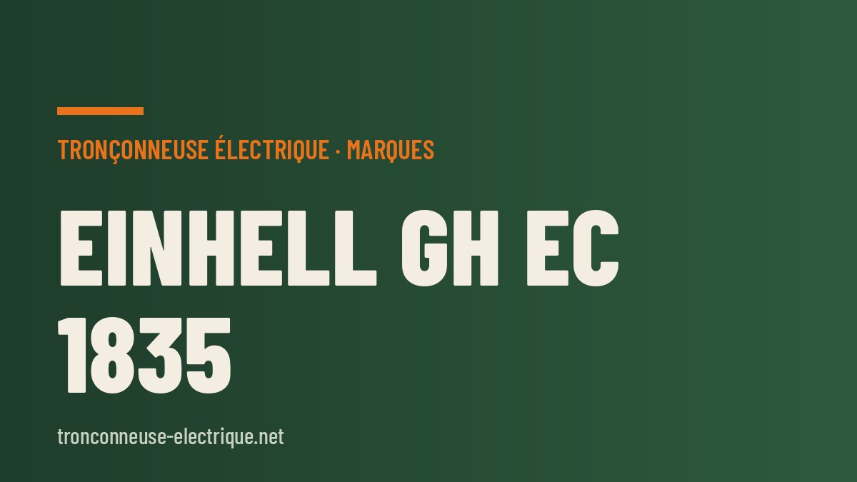 Einhell GH EC 1835