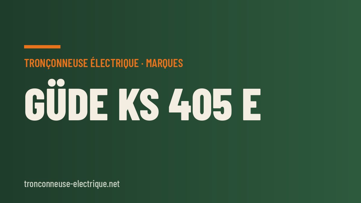 Güde KS 405 E