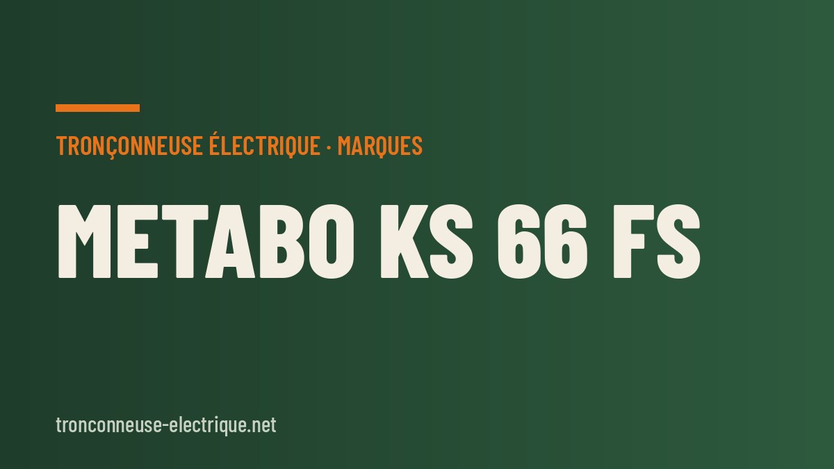 Metabo KS 66 FS