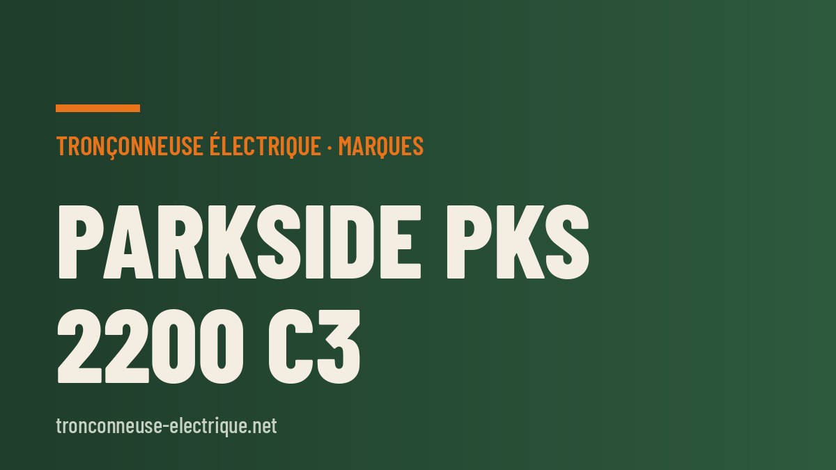 Parkside PKS 2200 C3