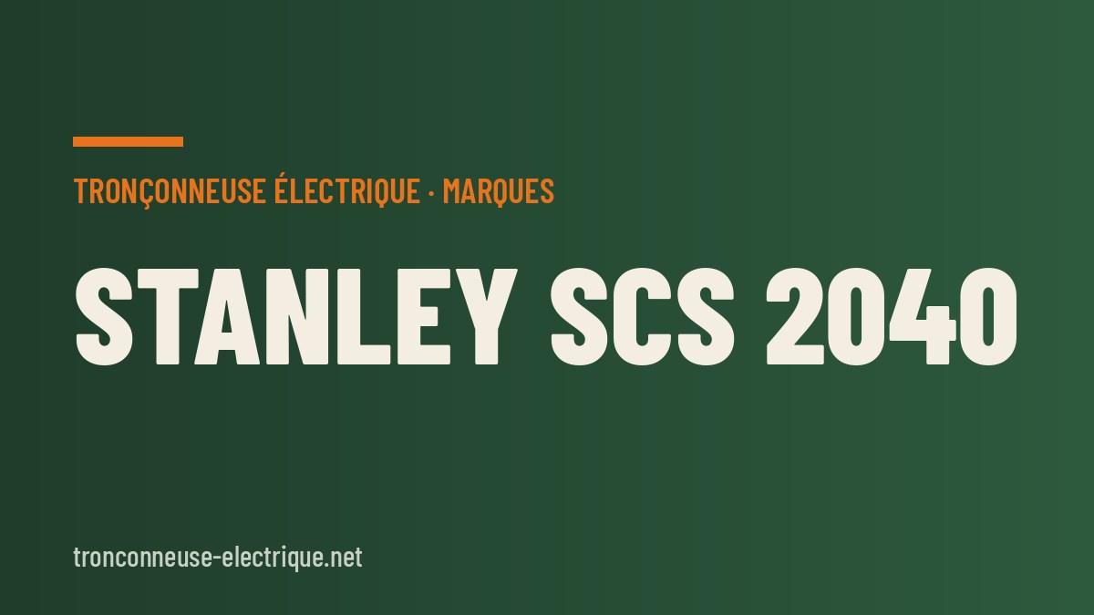 Stanley SCS 2040